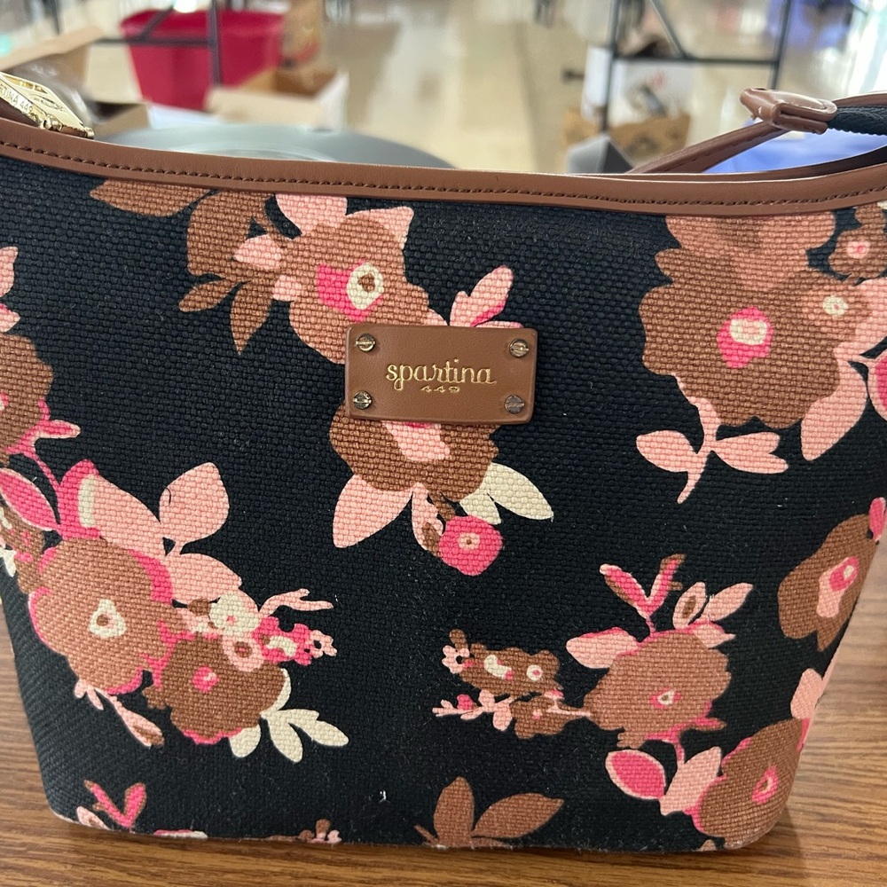 Spartina 449 Floral Women's Bag - Black and Pink